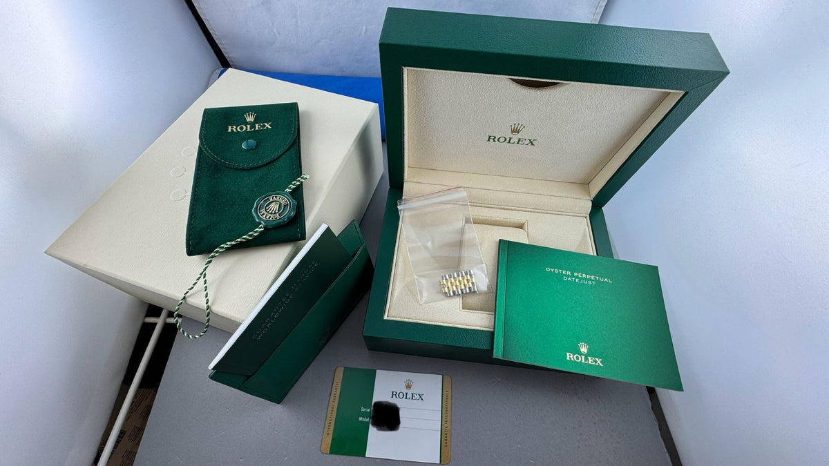 Rolex Datejust 41 luxury watch in yellow gold and steel
