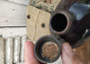 WW2 US enameled canteen and USMC cover militaria