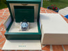 Rolex Datejust 41 luxury watch reference 126300 with prestigious green dial