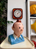 Hand-painted vintage plaster bust of Tintin