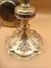 gilt silver chalice, enamel, fleur-de-lis, diamonds, late 19th century