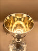 gilt silver chalice, enamel, fleur-de-lis, diamonds, late 19th century