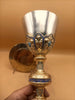 gilt silver chalice, enamel, fleur-de-lis, diamonds, late 19th century