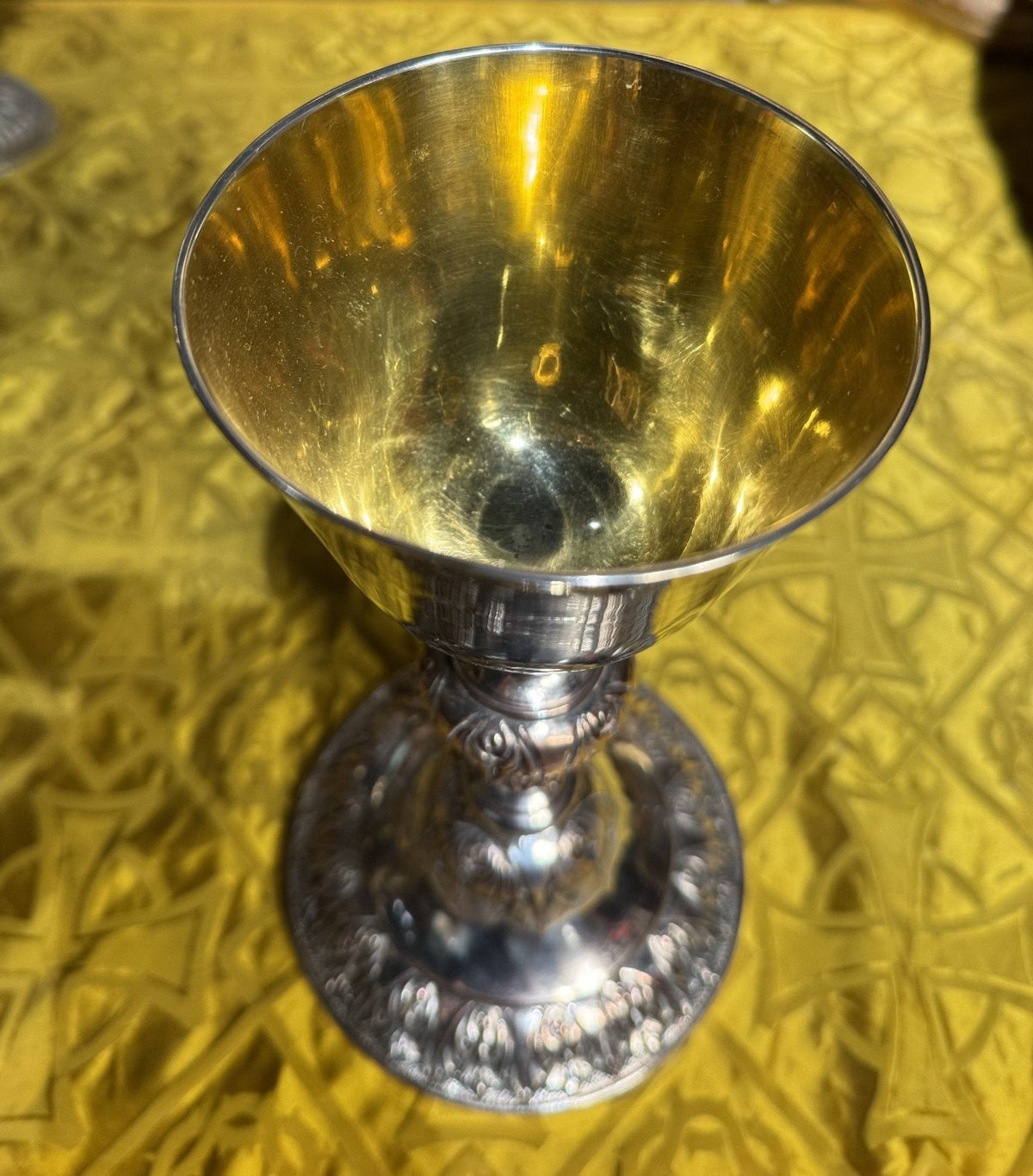 Large communion chalice – 19th century