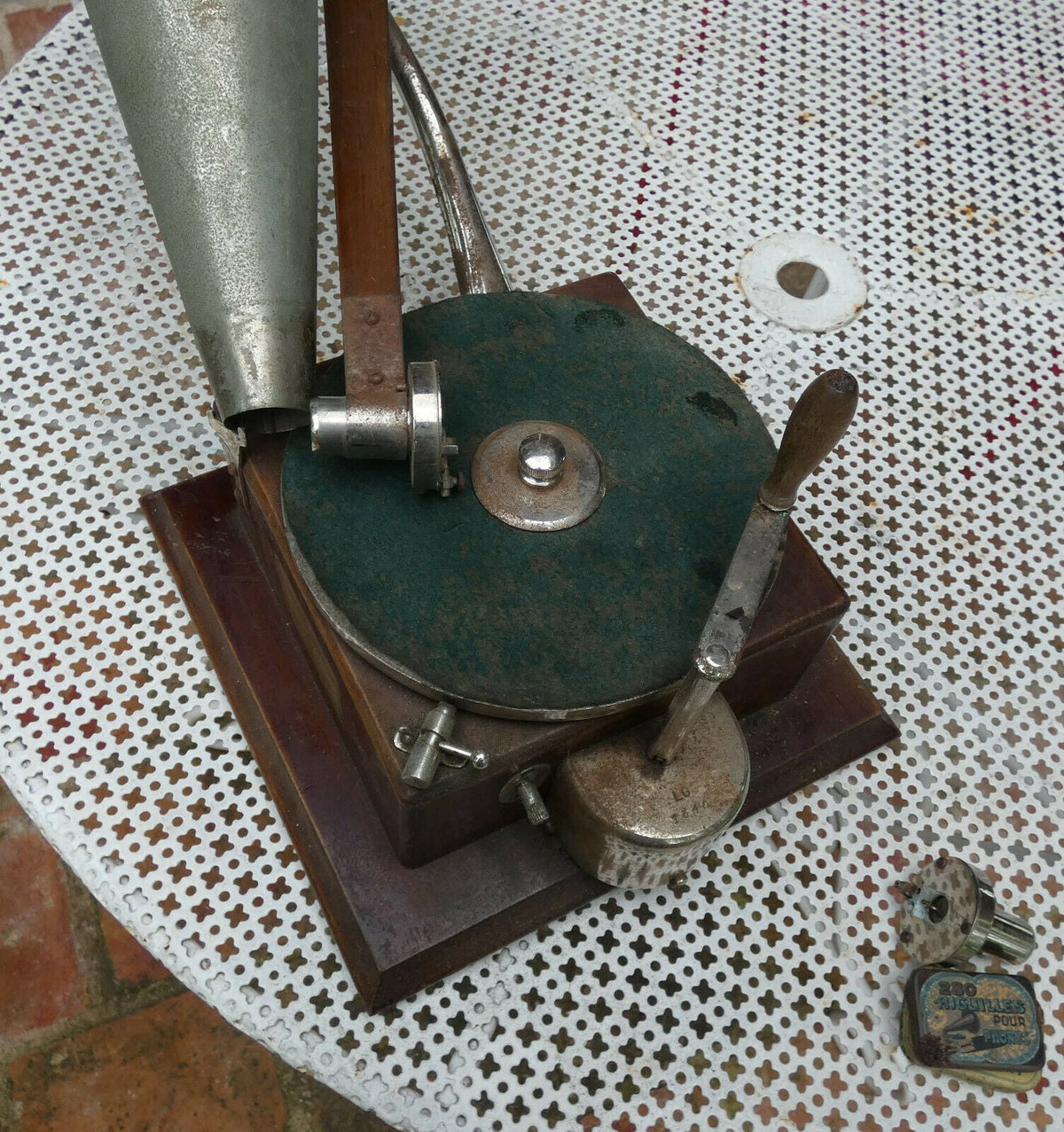 Antique gramophone