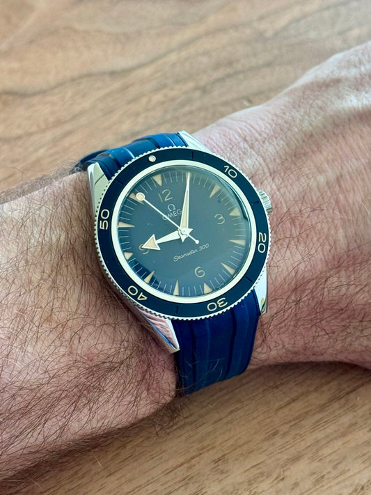 Omega Seamaster 300 Master Co-Axial blue dial 41 mm