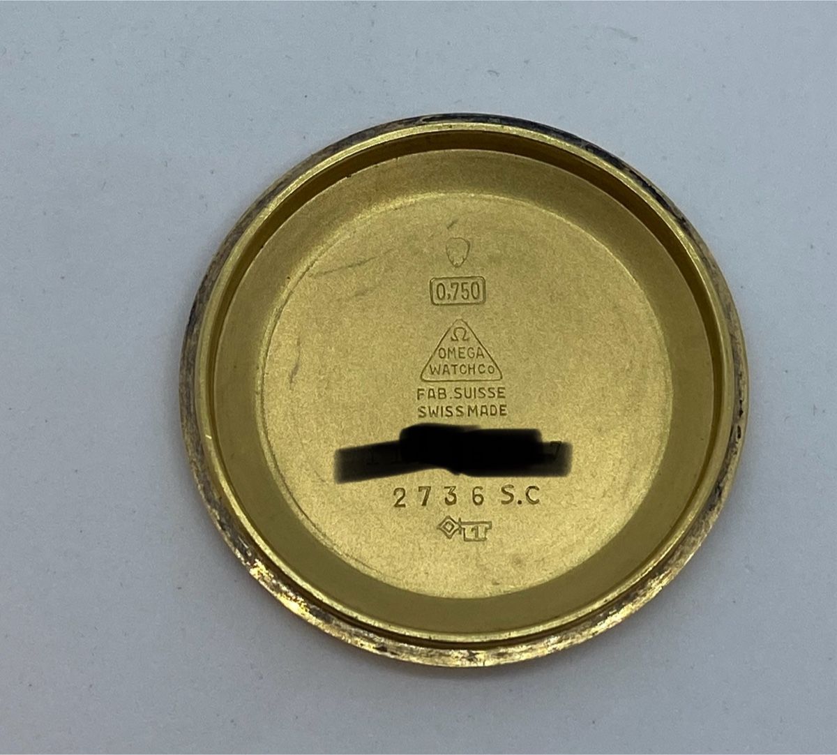 Vintage Omega Seamaster Automatic Bumper 18k Gold Watch