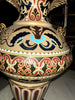 MAGNIFICENT LARGE BYZANTINE SARREGUEMINES STONEWARE VASE NO. 831