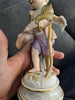 Antique Sculpture Subject Angel Statue Meissen Porcelain Germany 18th 19th Century