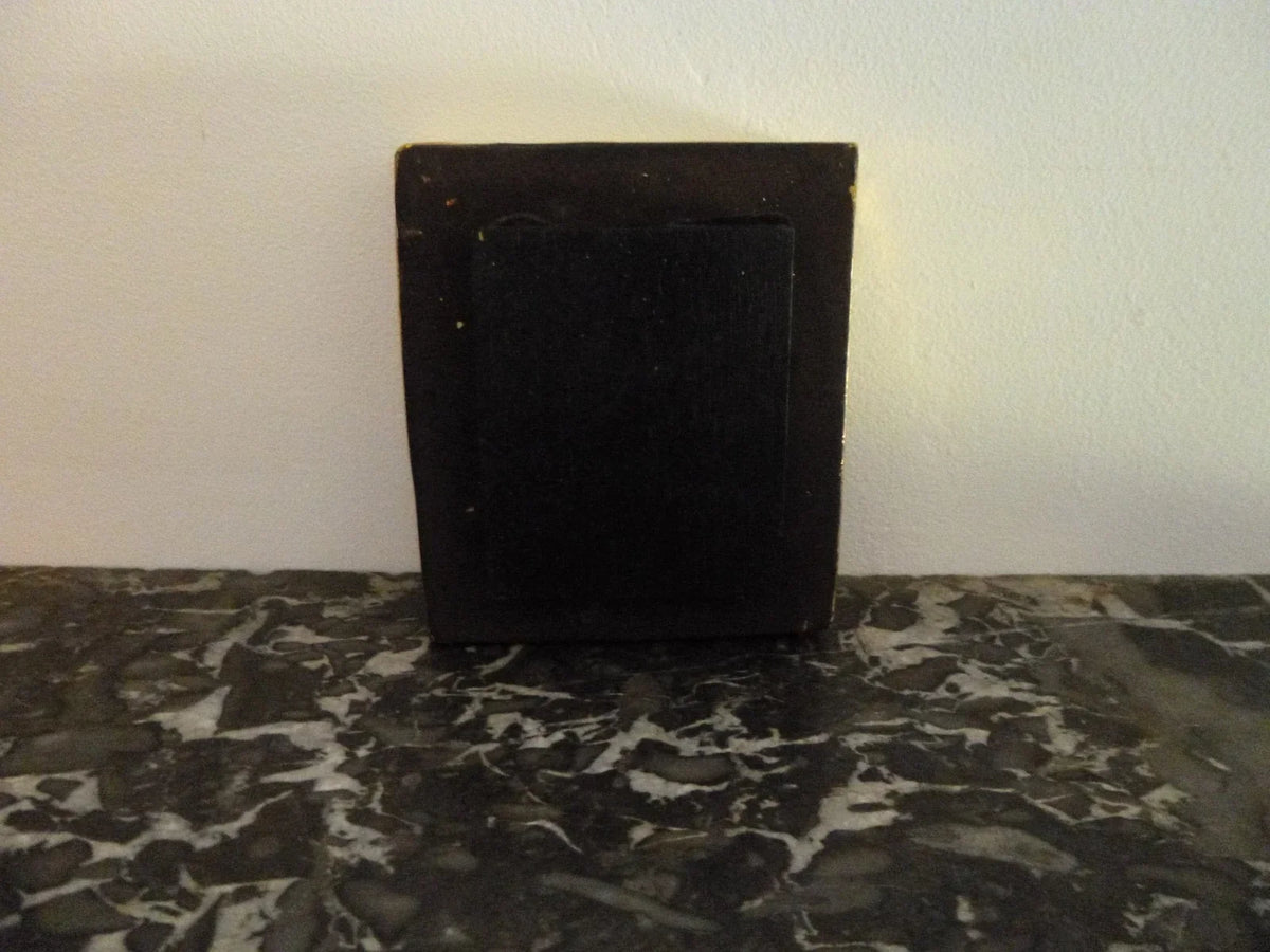 Beautiful Mithé Espelt enamelled gilt ceramic jewelry box, 1970s, Lembo era