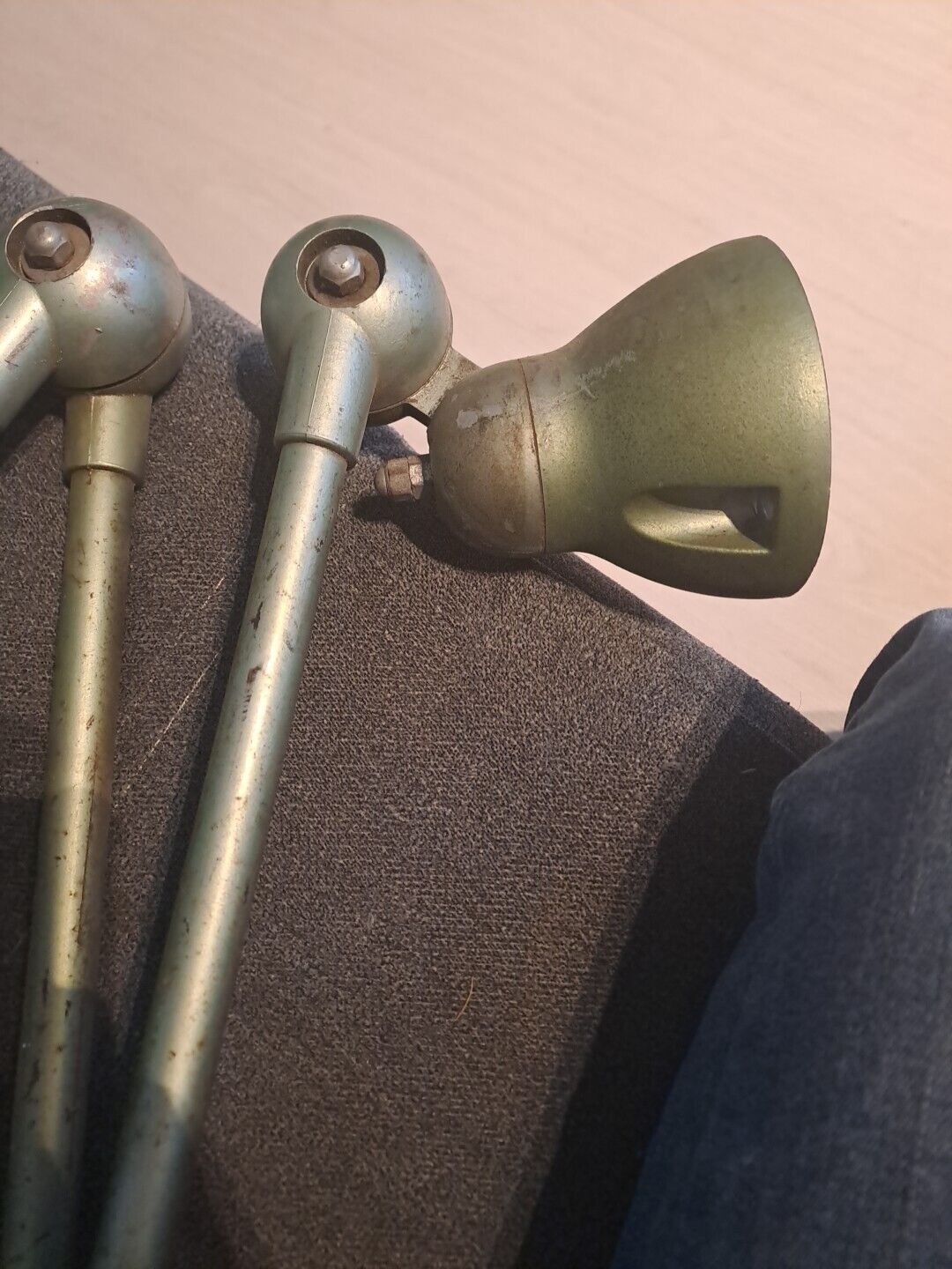 Vintage Jieldé industrial lamp, 3 arms