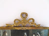 Belle MINIATURE XIXe, dans le gout du XVIIIe. Scène d'intérieur. CADRE en BRONZE