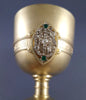 Froment-Meurice solid silver gilded chalice