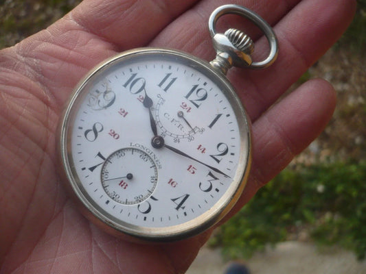 Antique Longines C.F.R. pocket watch