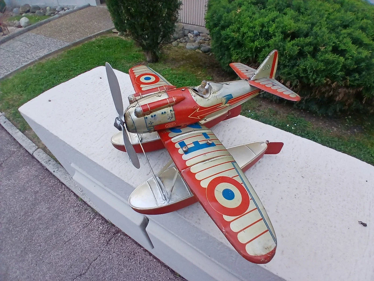 JEP SEAPLANE SCHNEIDER TROPHY NO JRD CIJ BING JOUET ANTIQUE POND BOAT