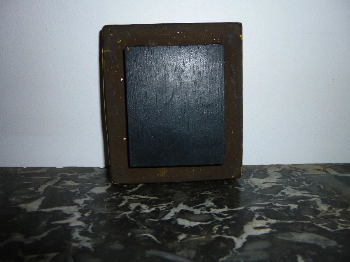Beautiful Mithé Espelt enamelled gilt ceramic jewelry box, 1970s, Lembo era