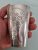 Superb Solid Silver Russian Beaker, 121g, Vermeil