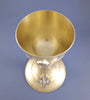 Froment-Meurice solid silver gilded chalice