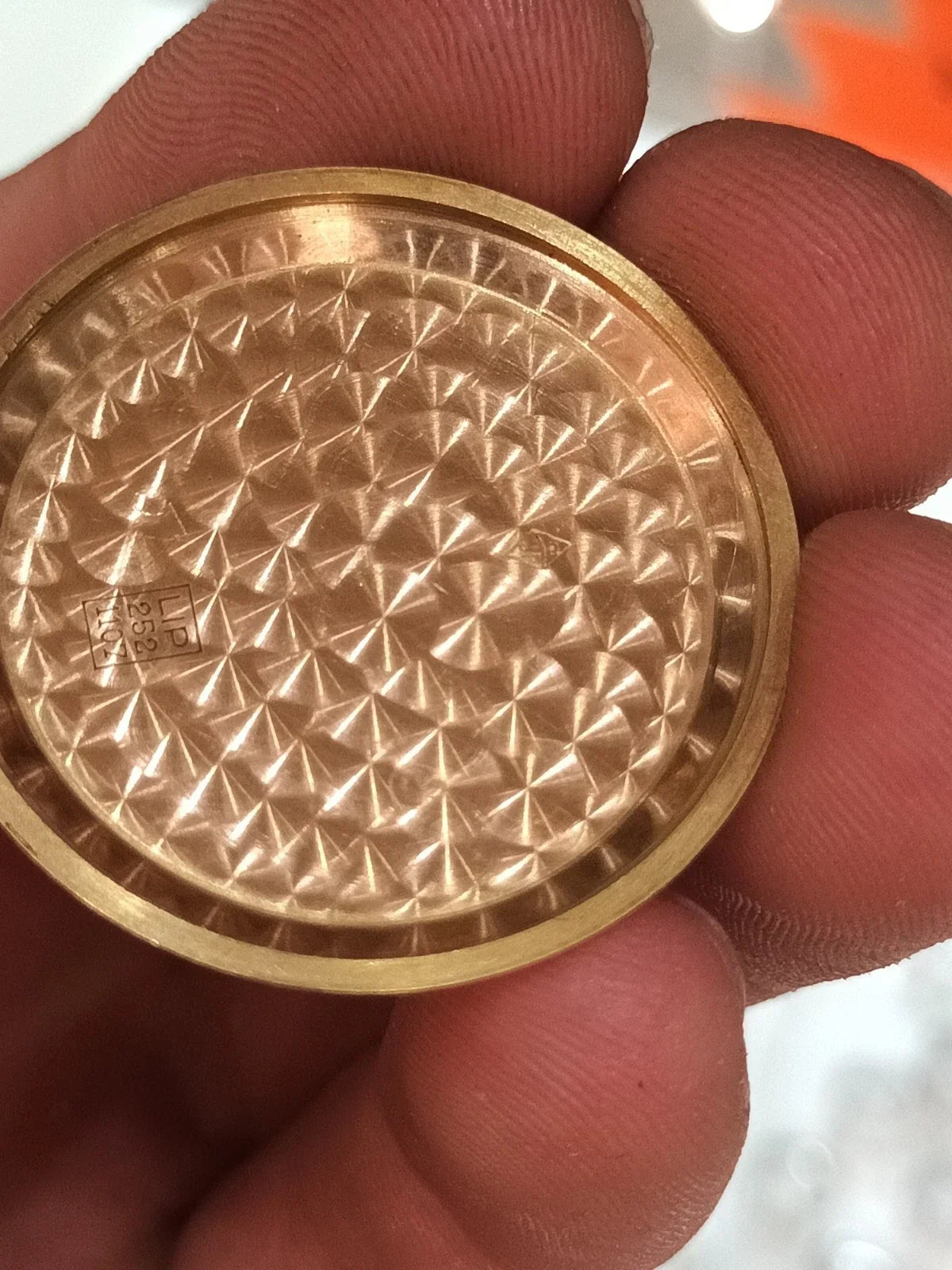 LIP MECHANICAL WATCH IN GOLD, EAGLE'S HEAD HALLMARK