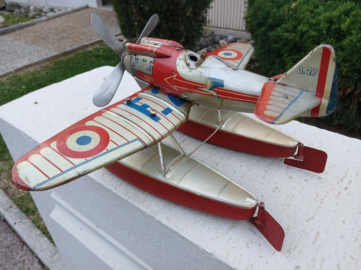 JEP SEAPLANE SCHNEIDER TROPHY NO JRD CIJ BING JOUET ANTIQUE POND BOAT