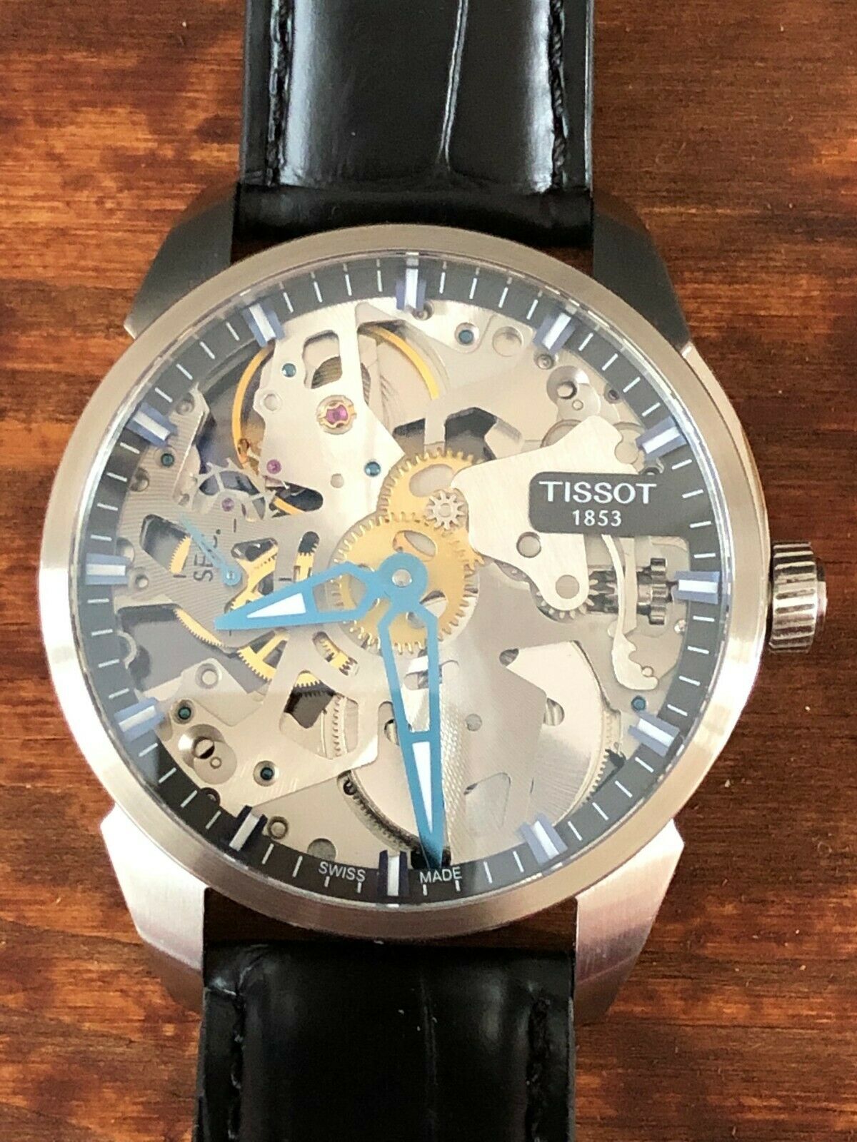 Tissot T-Complication Squelette Mechanical Men's Watch-T070.405.16.411.00