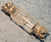 Beautiful antique double perfume and smelling salts bottle in cut crystal