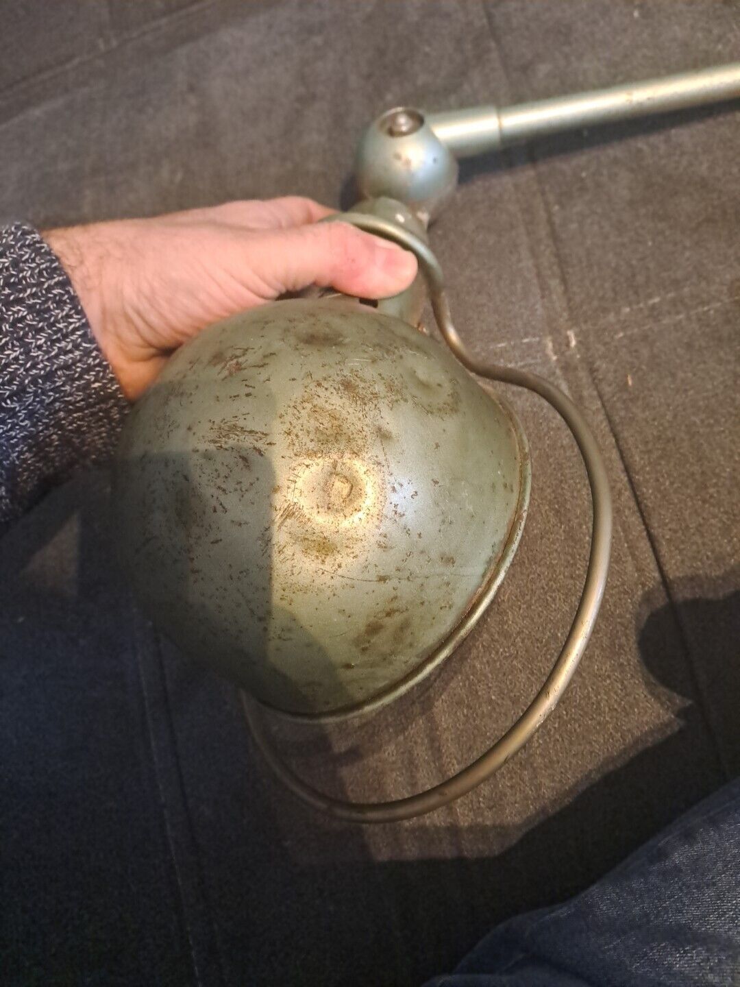 Vintage Jieldé industrial lamp, 3 arms