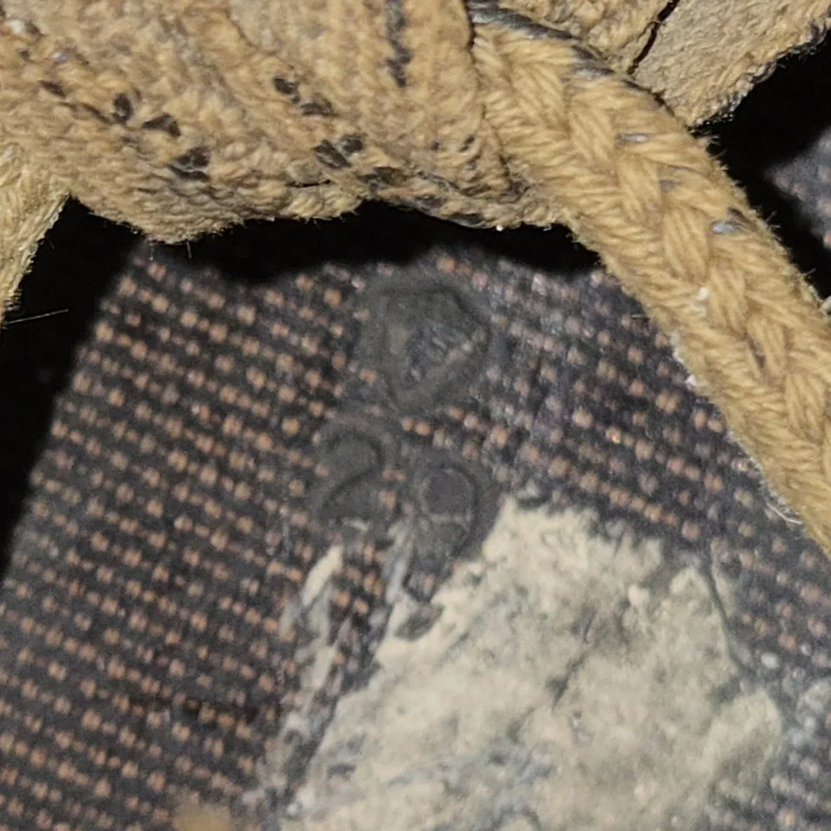 Casque US M1 ww2 de sergent à pattes fixes