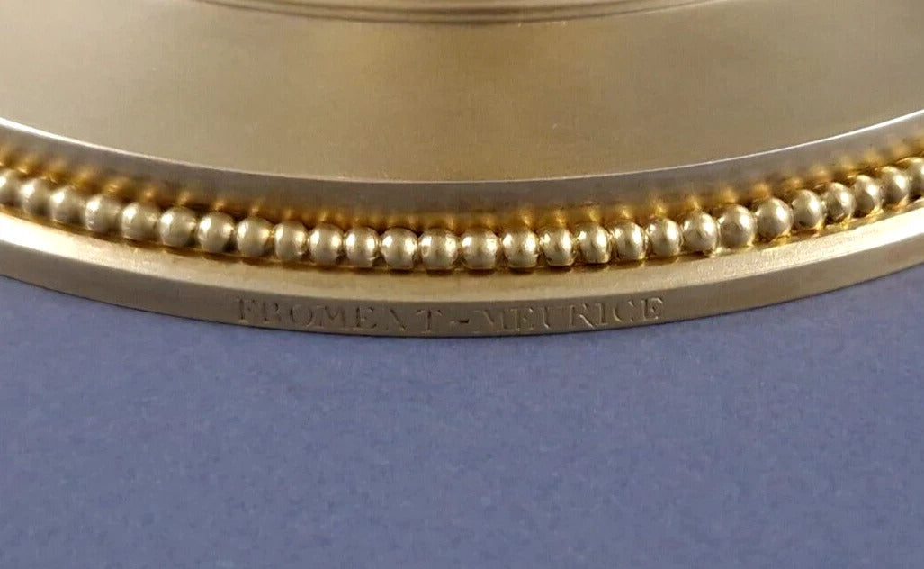 Froment-Meurice solid silver gilded chalice
