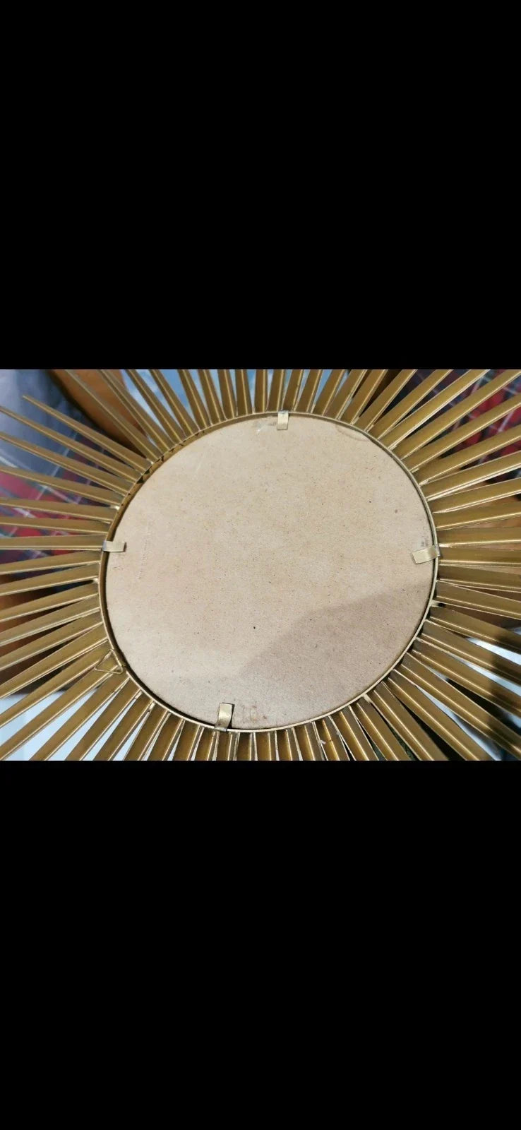 VINTAGE CHATY VALLAURIS SIGNED WITCH'S EYE MIRROR POILLERAT SUNBURST MIRROR XX