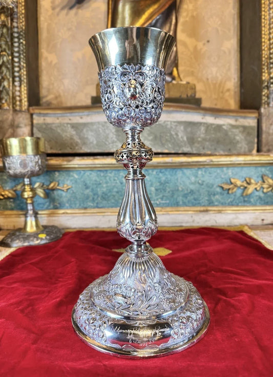 Armenian silver and silver-gilt chalice - 19th century