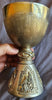 Solid silver Italian chalice with remains of vermeil gilding
