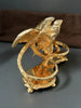 24-karat gold-plated salt cellar by Maison Christofle Aigle