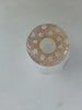 Rare Antique Small Daum Nancy Goose Girl Frosted Glass Vase. Gold Trimmed.