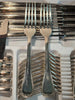 Beautiful antique silver-plated cutlery set by CHRISTOFLE, MALMAISON pattern, 47 pieces