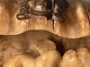 19th Century Alabaster Grand Tour Putto Angel Shell Sculpture Rare Collection