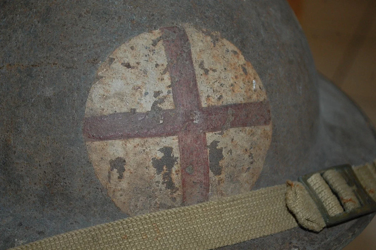 WWII British medic helmet