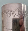 Superb Solid Silver Russian Beaker, 121g, Vermeil