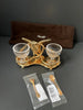 24-karat gold-plated salt cellar by Maison Christofle Aigle