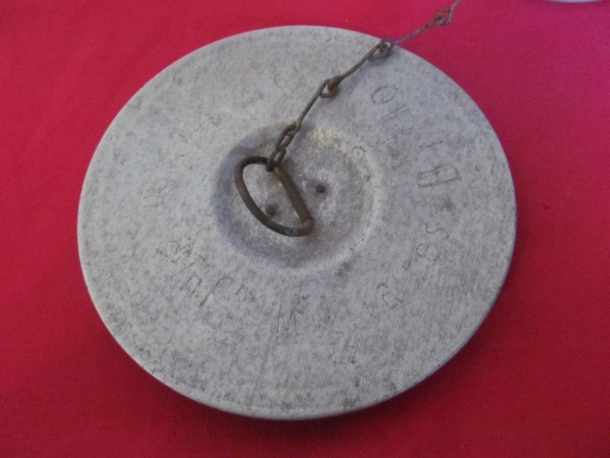 Engraved mess tin French soldier medic trench art WWI Yser poilu Adrian
