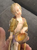 Antique Sculpture Subject Angel Statue Meissen Porcelain Germany 18th 19th Century