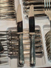 Beautiful antique silver-plated cutlery set by CHRISTOFLE, MALMAISON pattern, 47 pieces