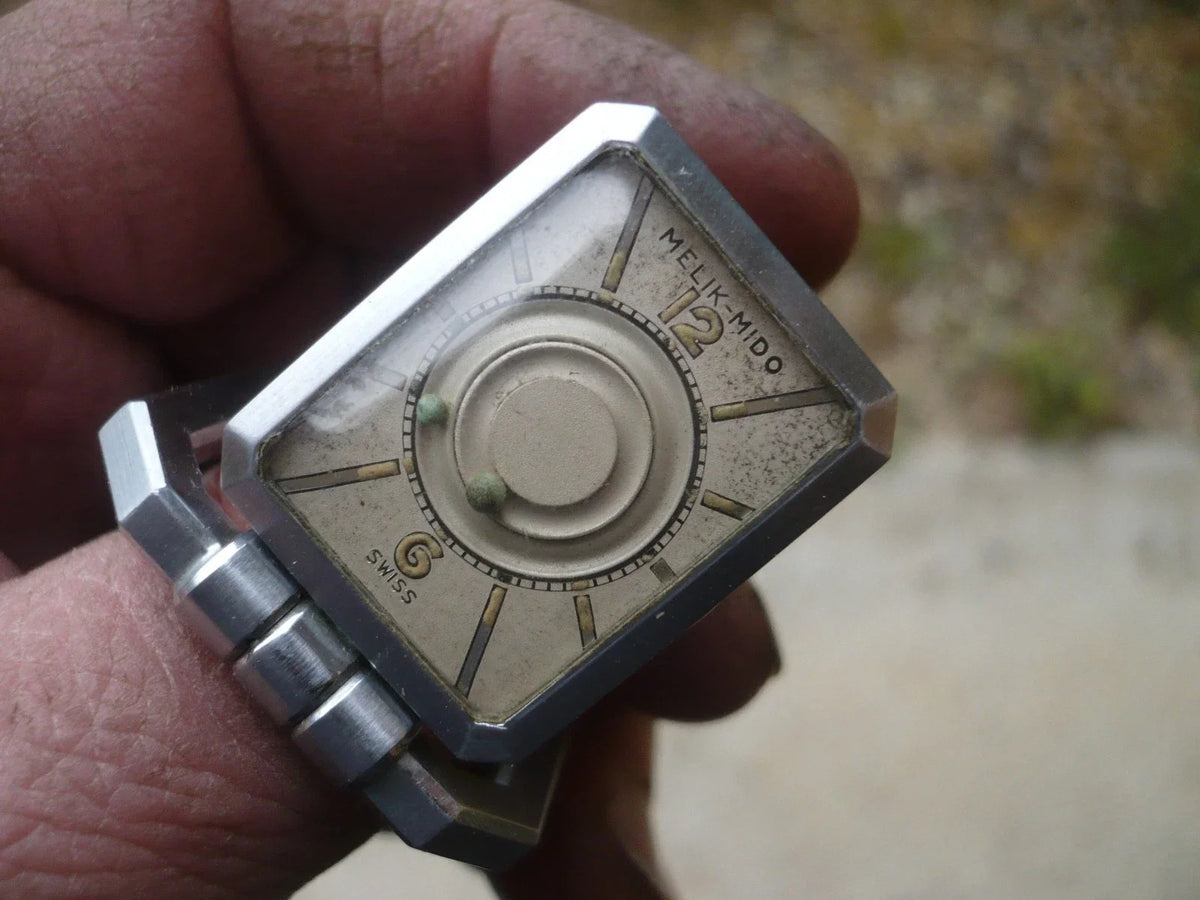 Antique mechanical mystery watch MELIK-MIDO