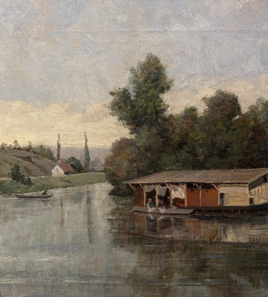 Tableau école Impressionniste XIXe Sisley