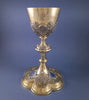 Vermeil and enamel chalice, solid silver by Demarquet Frères