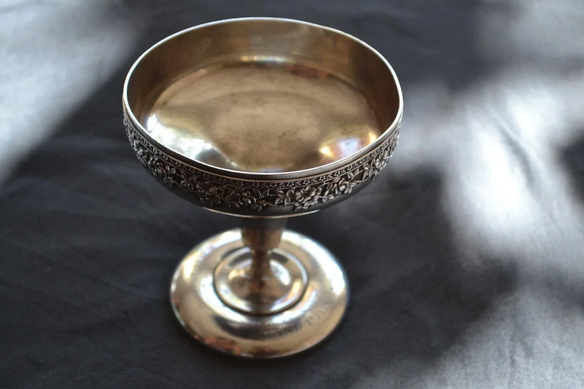 solid silver trophy chalice