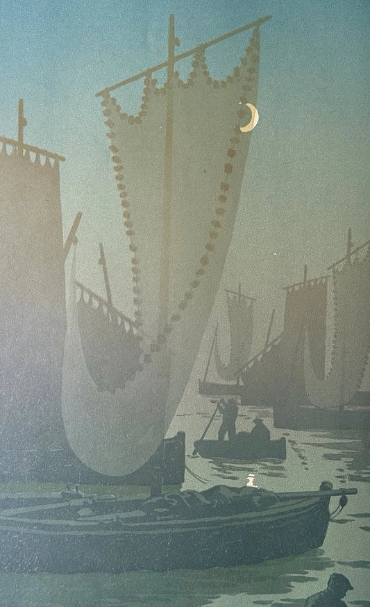 Henri Rivière original lithograph 1900