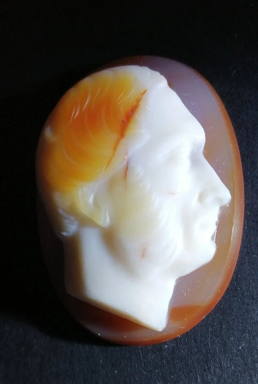 Camée sur agate par louis merley xix ème siècle