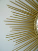 Vintage CHATY VALLAURIS sunburst mirror, convex witch mirror, 50s XXL