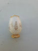 Rare Antique Small Daum Nancy Goose Girl Frosted Glass Vase. Gold Trimmed.